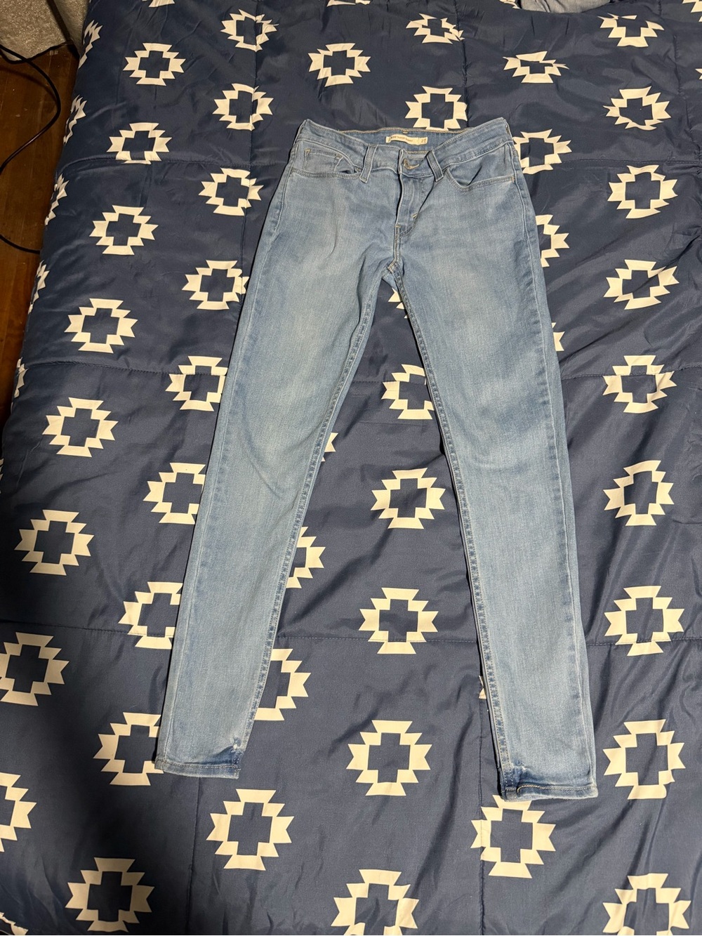 Levi’s Women’s Light Wash Skinny Jeans Stretch Denim